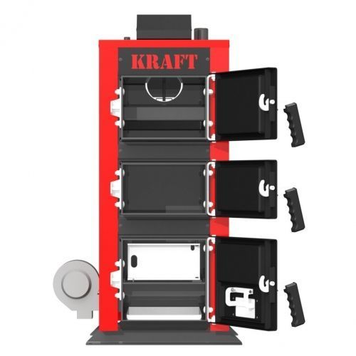 Котел на уголь Kraft серия К, 12 с ручным управлением
