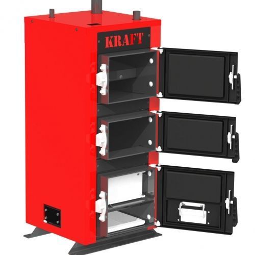 Котел на уголь Kraft серия К, 12 с ручным управлением