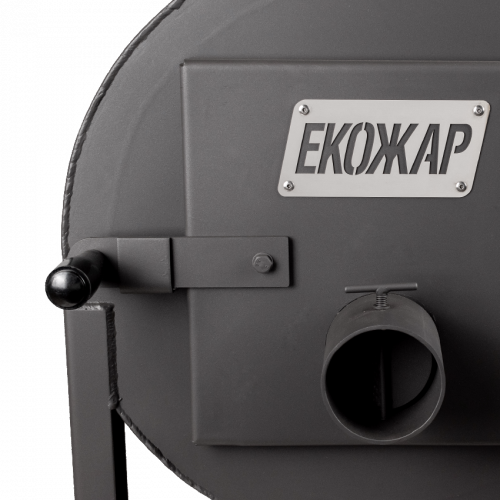 Дровяная печь буржуйка Экожар Про 500 плюс комплект с вентилятором