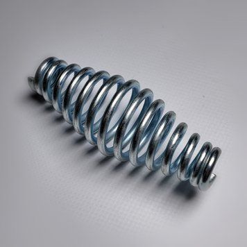 Пружинная ручка для каминных топок и печей (оцинкованная) 100 мм